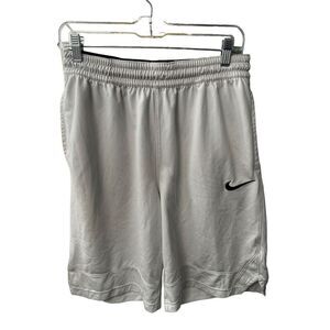 Nike Dri Fit Men’s Size M Medium Athletic Shorts White 11”  Inch Inseam